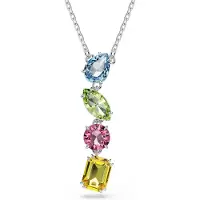 Swarovski Halskette - Gema Y-Halskette - Gr. unisize - in Silber - für Damen