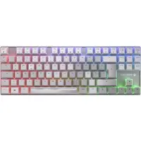 Cherry MX 8.2 TKL Wireless XAGA, Kabellos, USB + RF Wireless + Bluetooth, Mechanischer Switch, QWERTZ, RGB-LED, Weiß