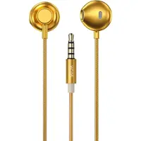 WEKOME YC05 Sakin Serie - 3,5 mm Klinke kabelgebundene Kopfhörer (Gold)