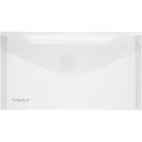 FolderSys Dokumententasche 40103-04, DIN lang, transparent, für 50 Blatt, 10 Stück