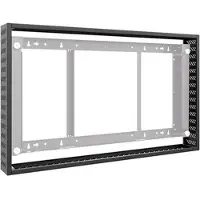 Hagor - Montagekomponente (Cover-Set) - für Flachbildschirm - Kunststoff - Schwarz, RAL 9005 - Bildschirmgröße: 139.7 cm (55")