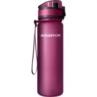 AQUAPHOR City-Filterflasche, Burgunderrot