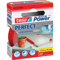 TESA extra Power Gewebeband 2,75mx19mm rot