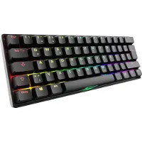 Sharkoon 100065629, 60%, Kabelgebunden, USB, QWERTZ, RGB-LED, Schwarz