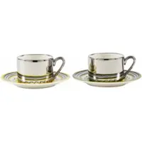 Pols Potten Espressotasse x Rijksmuseum Floral Yellow + Green Yellow (Set von 2)