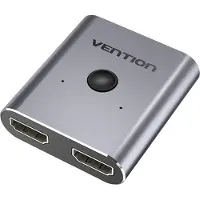 Vention AFUH0, HDMI, Aluminium, Grau, 60 Hz, 1080p, 2160p, 3840 x 2160 Pixel