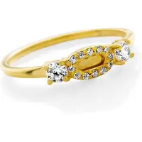 Orphelia 'Lily' Damen-Ring aus 925er Sterlingsilber – Gold ZR-7582/G