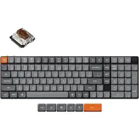 Keychron K17 Max QMK, 75%, Verkabelt & Kabellos, USB + RF Wireless + Bluetooth, Mechanischer Switch, RGB-LED, Schwarz