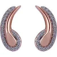 Orphelia 'Tilou' Ohrstecker aus 925er Sterlingsilber für Damen - Rosé ZO-7441