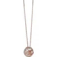 Orphelia Damen-Kette aus 925er Sterlingsilber mit Anhänger - Rosé ZH-6031/1