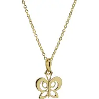 Orphelia 'Schmetterling' Damen 925 Sterling Silber Kette mit Anhänger - Gold ZH-7074/1