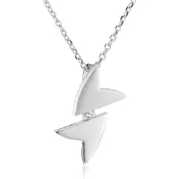 Orphelia Damen-Kette aus 925er Sterlingsilber mit Anhänger – Silber ZH-4639