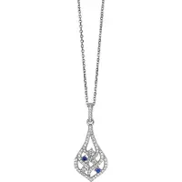 Orphelia Damen-Kette aus 925er Sterlingsilber mit Anhänger – Silber ZH-4845