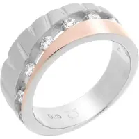 Orphelia Damen-Ring Sterling-Silber 925 – Silber/Rosé ZR-7093