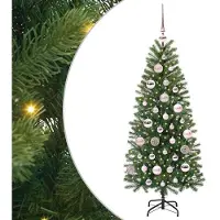 vidaXL Künstlicher Weihnachtsbaum Grün 120 cm PE und PVC