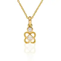Orphelia Damen-Kette aus 925er Sterlingsilber mit Anhänger – Gold ZH-6032/2