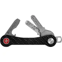 Keycabins Schlüsselanhänger "Carbon" SWISS Made