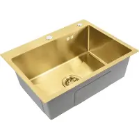 REA Spülbecken Liam Brush Gold