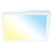 Briloner LED Panel Tava A, dimmbar, weiß / opal, für Arbeitszimmer / Büro, Kunststoff, LED Deckenleuchte