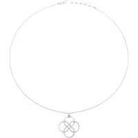 Orphelia Damen-Kette aus 925er Sterlingsilber mit Anhänger – Silber ZH-6085