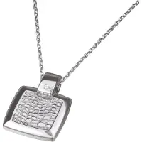 Orphelia Damen-Kette aus 925er Sterlingsilber mit Anhänger – Silber ZH-4542