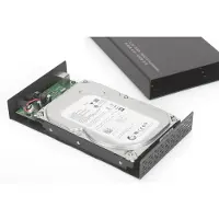 Digitus 3,5" SSD/HDD-Gehäuse, SATA 3 - USB 3.0, HDD / SSD-Gehäuse, 2.5/3.5", SATA, Serial ATA II, Serial ATA III, 5 Gbit/s, USB Anschluss, Schwarz