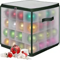 Relaxdays Weihnachtskugel Aufbewahrungsbox