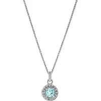 Orphelia 'Bristol' Damen-Anhänger aus 925er Sterlingsilber mit Kette – Silber ZH-7579/B