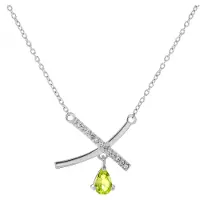 Orphelia 'Charlotte' Halskette für Damen, 925 Sterlingsilber, Silber ZK-7580/P