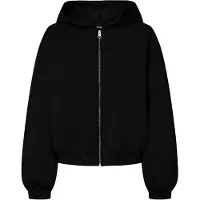 Pieces Pcbucuba Reissverschluss Scuba Hoodie | Schwarz | M