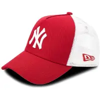 New Era Kappe League Essential 9FORTY EF Trucker New York Yankees Unisex Red / White