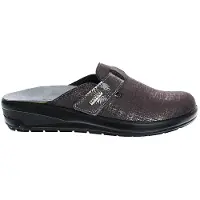 Rohde Hausschuhe Catania 6165 Damen Graphite-Schuhgröße 36