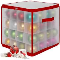 Relaxdays Weihnachtskugel Aufbewahrungsbox