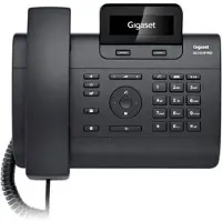 Gigaset DE310 IP Pro, Black VoIP deskphone with display+ powersupply