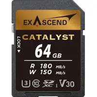 EXASCEND Microsd Uhs-i V30 Catalyst 64gb (con Adaptador A Sd) Speicherkarte