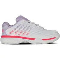 K-Swiss Tennisschuhe Hypercourt Express 2 Clay Damen White / Orchid / Petal Neon Blaze-Schuhgröße 39