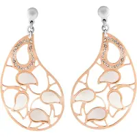 Orphelia 'Lana' Tropfenohrringe aus 925er Sterlingsilber für Damen - Silber/Rosé ZO-7164