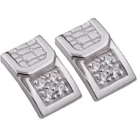 Orphelia Ohrstecker für Damen, 925 Sterlingsilber, Silber ZO-5902