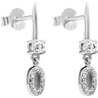 Orphelia 'Lily' Tropfenohrringe aus 925er Sterlingsilber für Damen - Silber ZO-7582