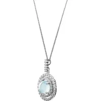 Orphelia 'Rivera' Damenkette mit Anhänger aus 925er Sterlingsilber – Silber ZH-7481/BC