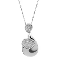 Orphelia Damen-Kette aus 925er Sterlingsilber mit Anhänger – Silber ZH-4465