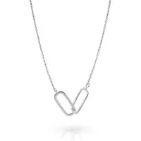 Orphelia 'Rose' Halskette für Damen aus 925er Sterlingsilber – Silber ZK-7561