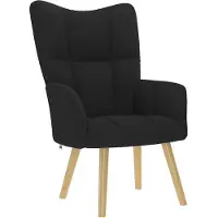 vidaXL Relaxsessel Schwarz Stoff