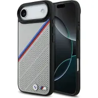 BMW Fall M Tricolour Metall Logo Magsafe Do Iphone 17 Air - Szare