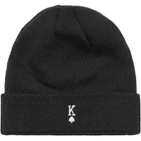 Miss Tee King Card Heavy Knit Beanie - 191387