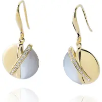 Orphelia 'Moragene' Damen 925 Sterling Silber Ohrhänger - Gold ZO-7506/G