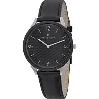 Pierre Cardin Pigalle Stripes Schwarz Herren Armbanduhr CPI.2018