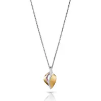 Orphelia 'Anet' Damenkette mit Anhänger aus 925er Sterlingsilber – Silber/Gold ZH-7520/G