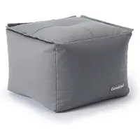 Lumaland Sitzsack-Hocker - Kombinierbar mit Modularem System - 200 L - Grau