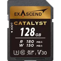 EXASCEND Catalyst w/ Adapter UHS-I SD Card(V30) 128GB (ES117903)